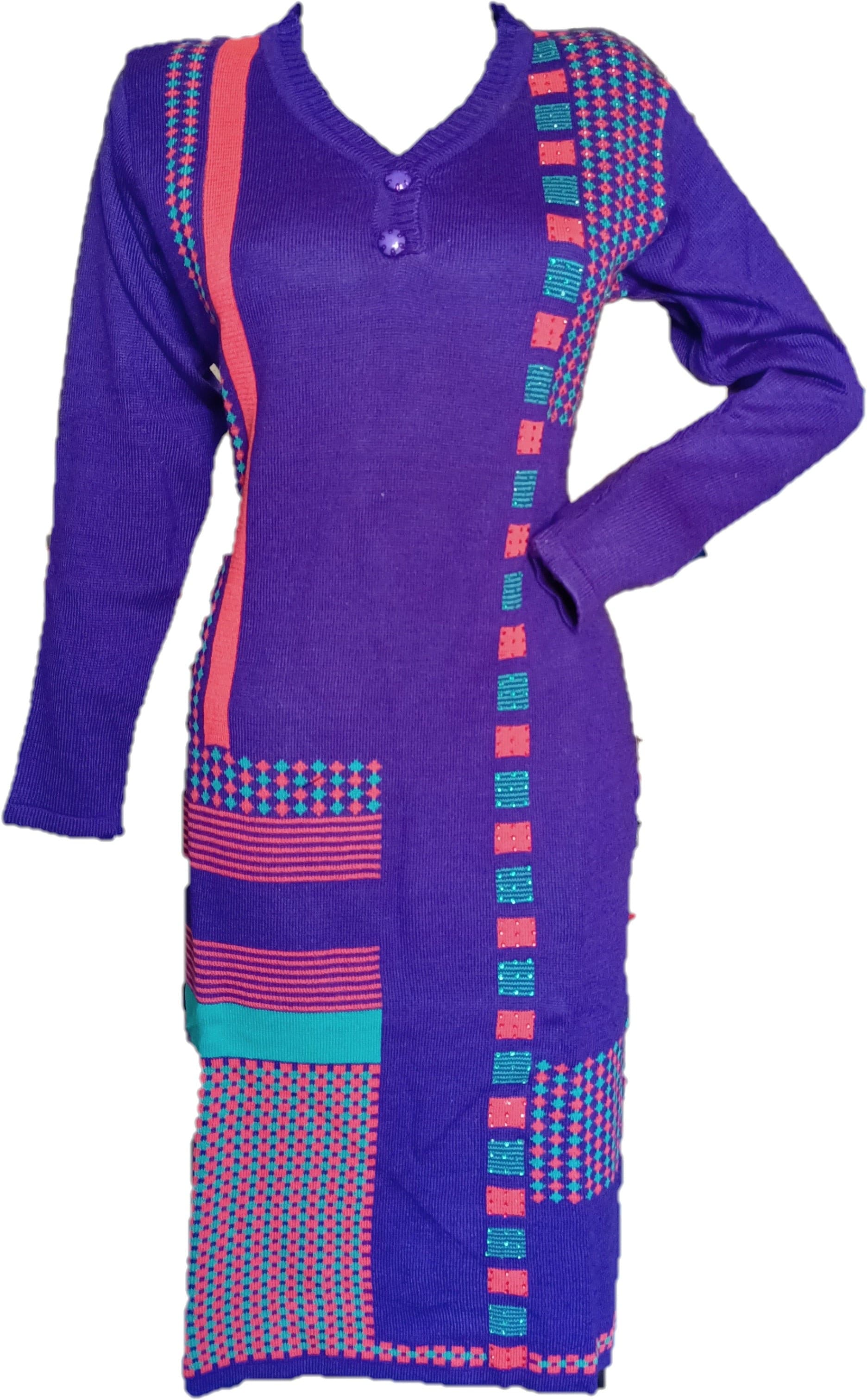 Woolen Fancy Embroidered Ladies Kurti at Rs 350 in Ludhiana | ID:  14002201473